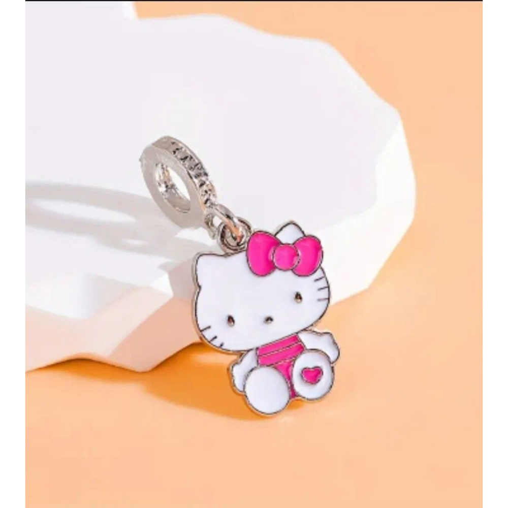 Hello Kitty Charm Bracelet Pink White